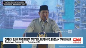 VIDEO: Direksi BUMN Rugi Minta Tantiem, Prabowo: Enggak Tahu Malu!
