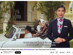 Viral Video Keselamatan Philippine Airlines Bak Sinetron, Netizen Terhibur!