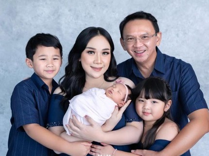 5 Potret Cute Baby Regina Anak Ahok & Puput Nastiti Bareng Dua Kakaknya