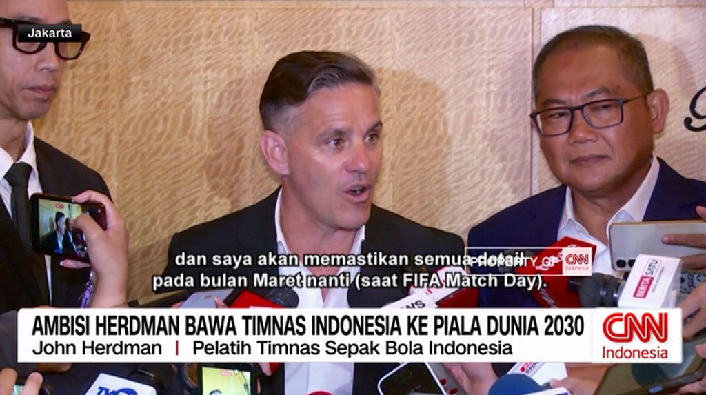 VIDEO: Ambisi Herdman Bawa Timnas Indonesia ke Piala Dunia 2030