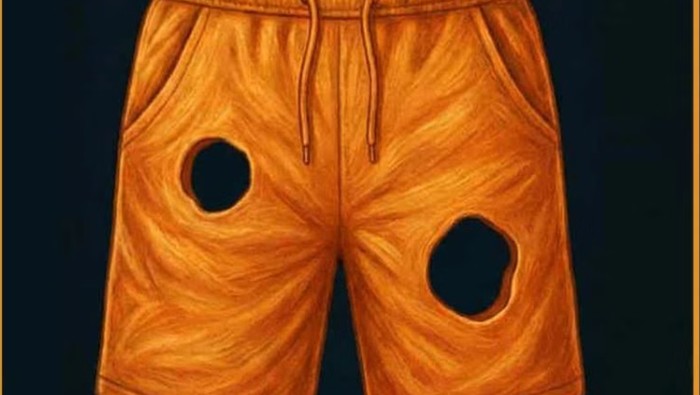 Berapa Jumlah Lubang Celana yang Terlihat? Ada yang melihat 2 lubang, 5 lubang, 7 lubang, dan 9 lubang/Foto: The Minds Journal