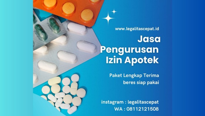 Jasa pengurusan Izin Apotek OSS RBA, berpengalaman lebih dari 5 tahun. Solusi terbaik jasa pengurusan izin apotek OSS RBA, hubungi kami di 08112121508