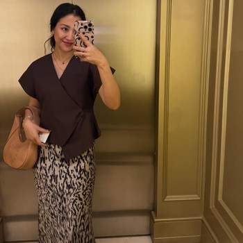 Get The Look: Ide OOTD Modern Chic dengan Sentuhan Animal Print ala Sherina Munaf