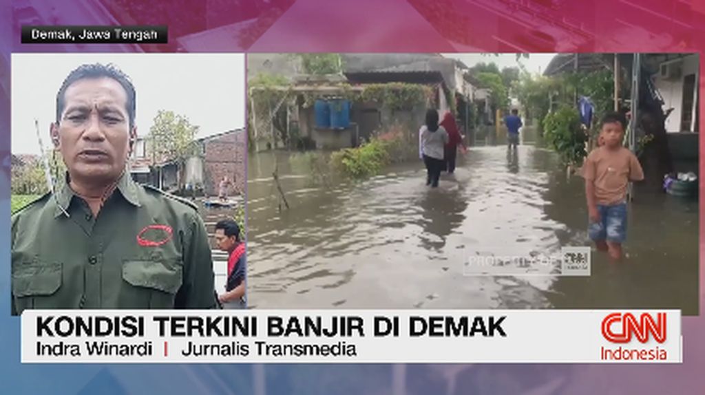 VIDEO: Kondisi Terkini Banjir di Demak