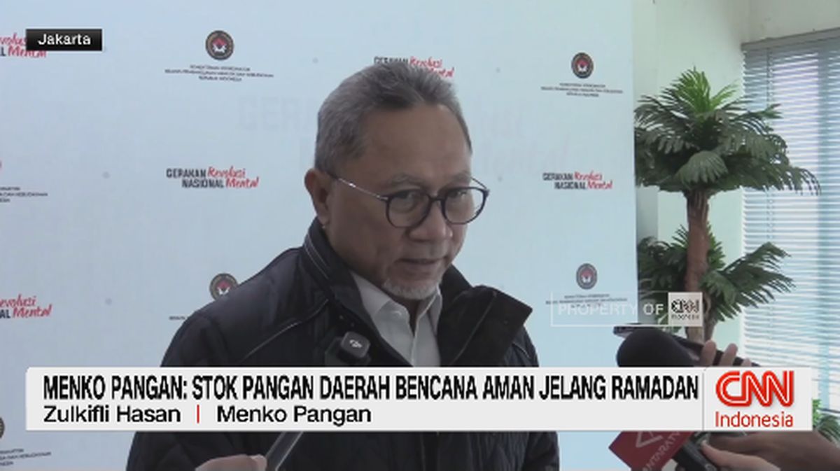 VIDEO: Menko Pangan: Stok Pangan Daerah Bencana Aman Jelang Ramadan