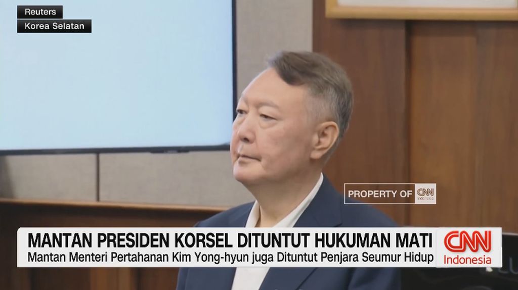 VIDEO: Mantan Presiden Korsel Dituntut Hukuman mati