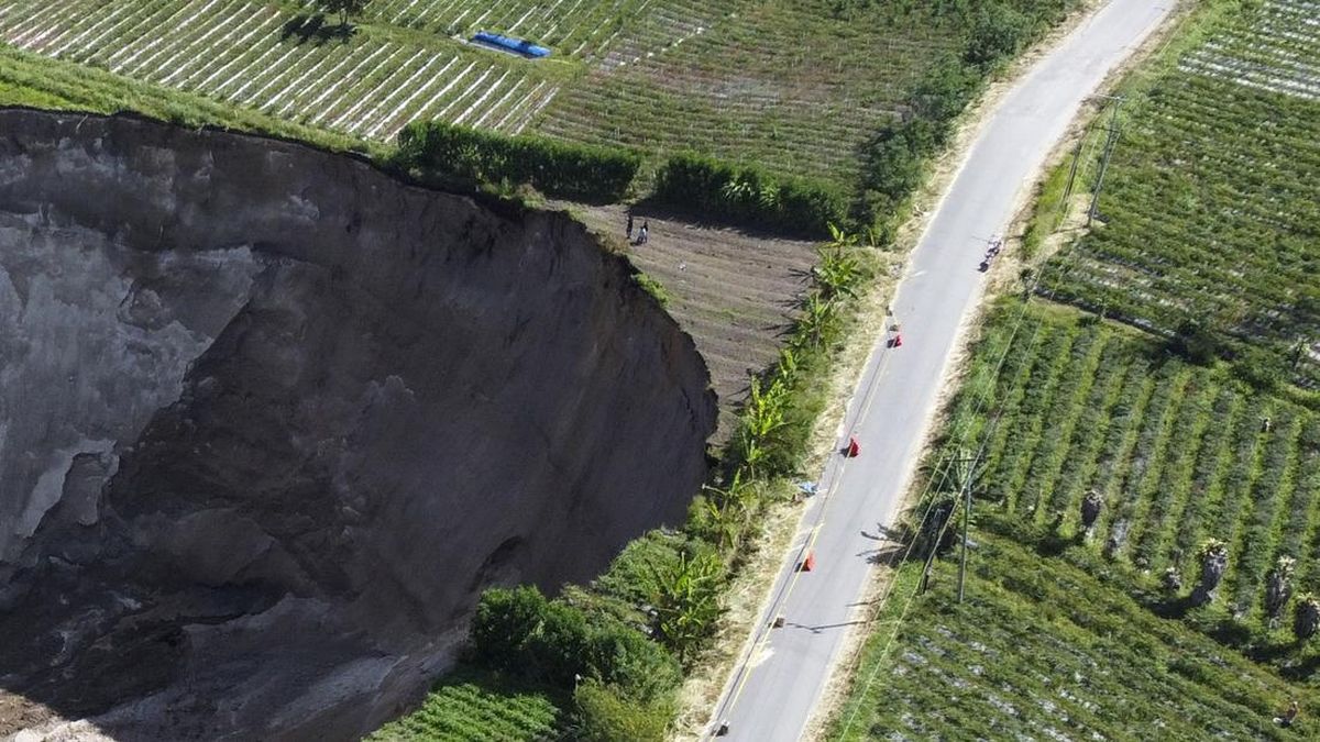 Fenomena Sinkhole di Jalanan Aceh Tengah Membesar Sejak Tahun 2000-an