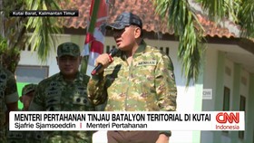 VIDEO: Menteri Pertahanan Tinjau Batalyon Teritorial di Kutai