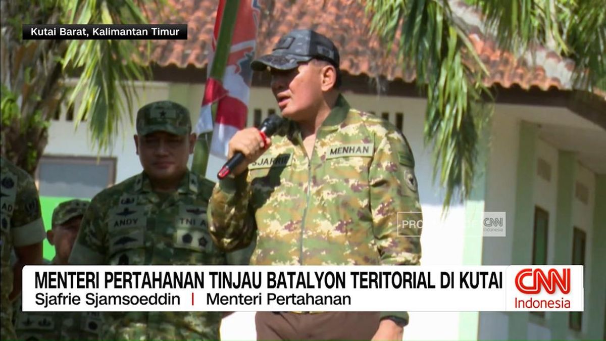 VIDEO: Menteri Pertahanan Tinjau Batalyon Teritorial di Kutai