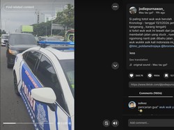 Viral Patwal Lagi Ngawal Range Rover Senggol Mobil Warga di Tol Tomang