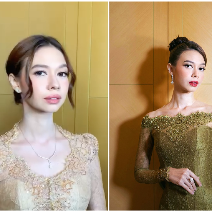 <p>Saat hadir di pernikahan sahabatnya Aaliyah Massaid beberapa waktu lalu, Yuki Kato juga merias rambutnya dengan gaya cepol. Bedanya, kali ini ia mengenakan dua kebaya karya Dewangga L. Studio. Kebaya pertama berwarna keemasan, sementara kebaya kedua didesain<em> off shoulder</em> dan berwarna <em>olive</em>. Yuki tampaknya begitu menyukai <em>style</em>-nya ini, Bunda. "Sepertinya aku masih takjub dengan penampilan ini! Unggahan apresiasi untuk <em>glam team</em>," ungkap Yuki. (Foto: Instagram @yukikt)</p>