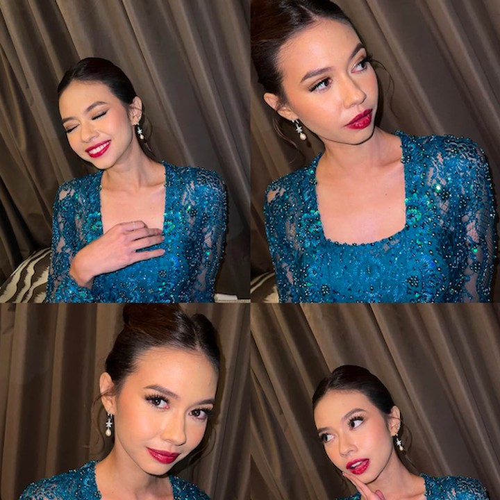 <p>Tak hanya mengenakan dress modern, Yuki juga kerap tampil <em>stylish</em> memakai kebaya saat menghadiri pernikahan sahabatnya. Saat hadir di pernikahan artis Febby Rastanty di November 2024, Yuki terlihat mengenakan kebaya berwarna <em>emerald blue</em>. Perempuan 30 tahun ini menyempurnakan <em>style</em>-nya dengan riasan rambut diikat cepol dengan lipstik merah merona. (Foto: Instagram @yukikt)</p>