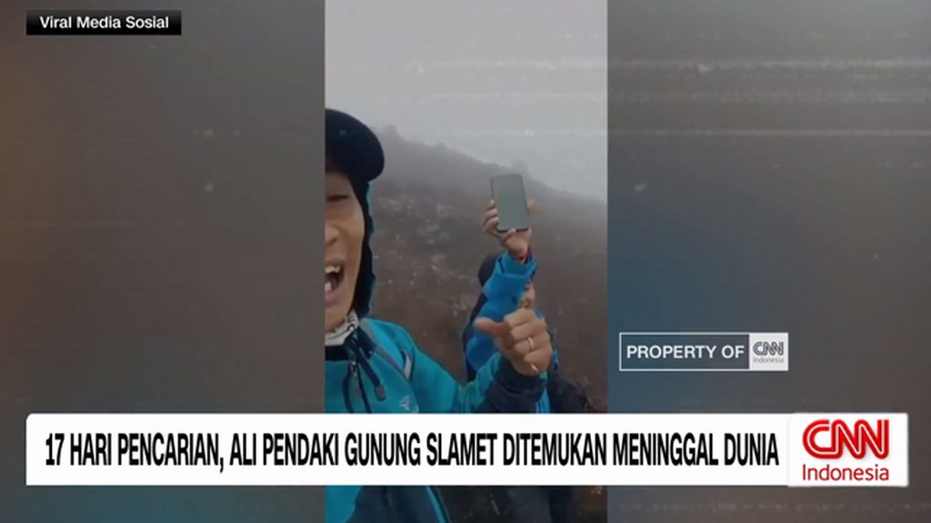 VIDEO: Syafiq Ali, Pendaki Gunung Slamet Ditemukan Meninggal Dunia