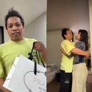 Penuh Cinta! Momen Romantis Arie Kriting Beri Kado Pernikahan ke-5 Tahun untuk Indah Permatasari