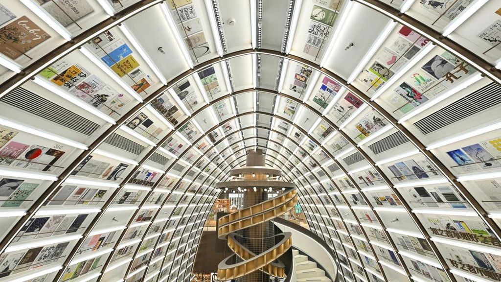 FOTO: Arsitektur Menawan Toko Buku di China