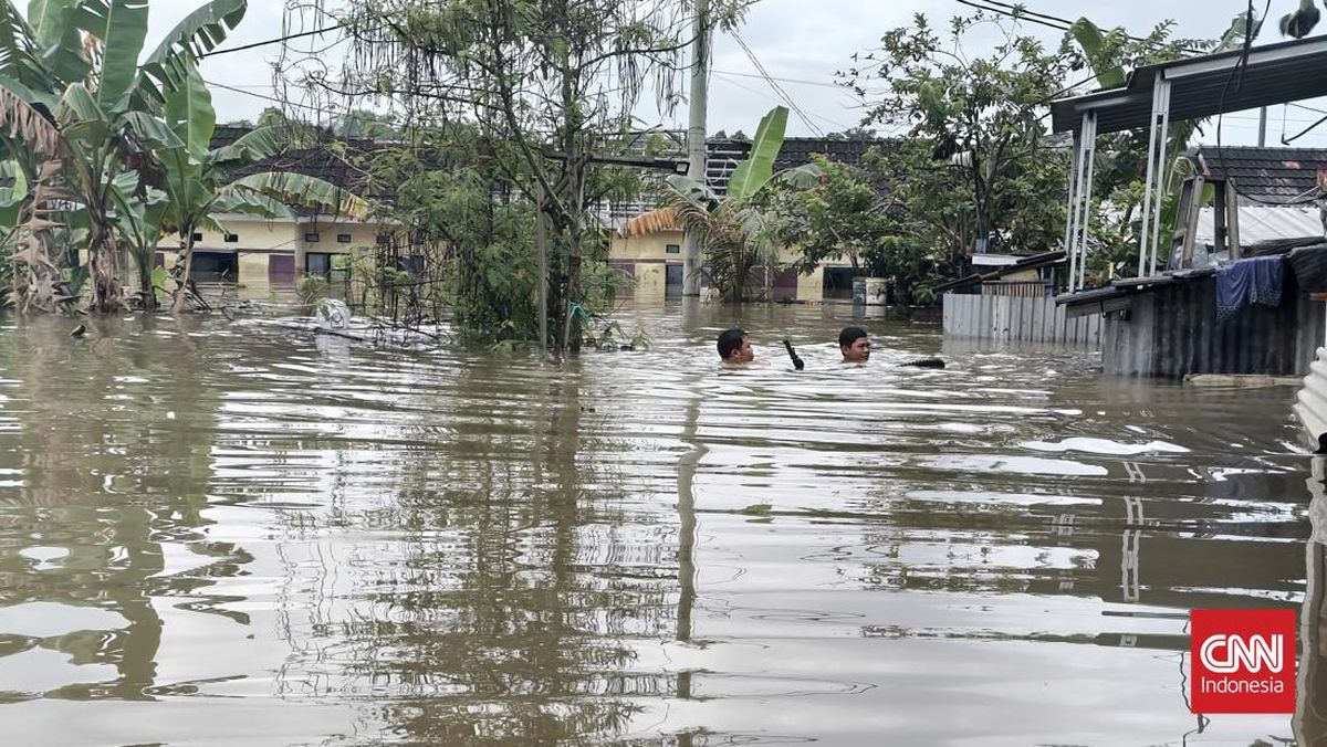 15 Sekolah di Tangerang Terdampak Banjir, Siswa Belajar Daring