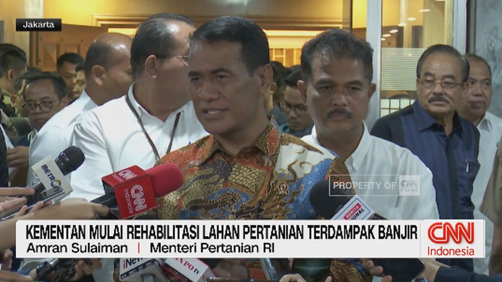 VIDEO: Kementan Mulai Rehabilitasi Lahan Pertanian Terdampak Banjir