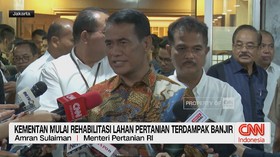 VIDEO: Kementan Mulai Rehabilitasi Lahan Pertanian Terdampak Banjir