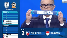 Hasil Drawing Piala AFF: Indonesia Terhindar Grup Neraka