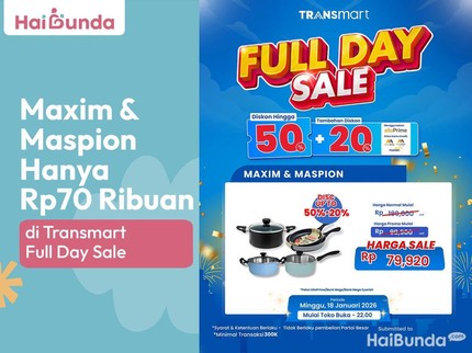 Maxim & Maspion Hanya Rp70 Ribuan di Transmart Full Day Sale