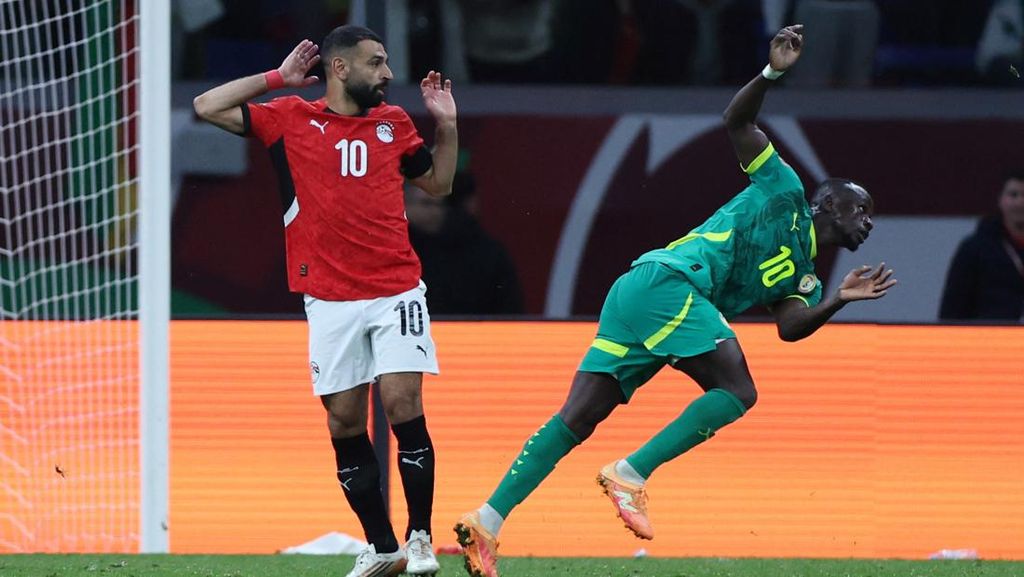 Sadio Mane Tiga Kali Hancurkan Mimpi Mohamed Salah dan Mesir