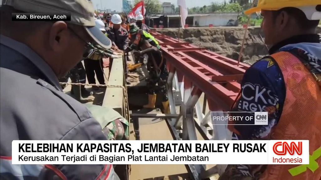 VIDEO: Kelebihan Kapasitas, Jembatan Bailey Rusak