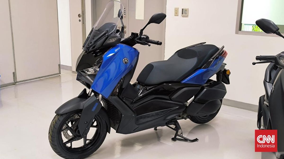 Yamaha Segarkan Xmax Connected, Ada 2 Pilihan Warna Baru