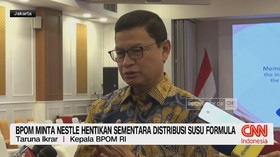 VIDEO: BPOM Minta Nestle Hentikan Sementara Distribusi Susu Formula