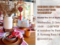 Dipandu Florist Profesional! Rahasia Table Setting Chinese New Year yang Berkelas