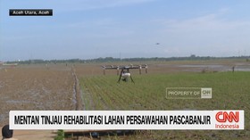 VIDEO: Mentan Tinjau Rehabilitasi Lahan Persawahan Pascabanjir