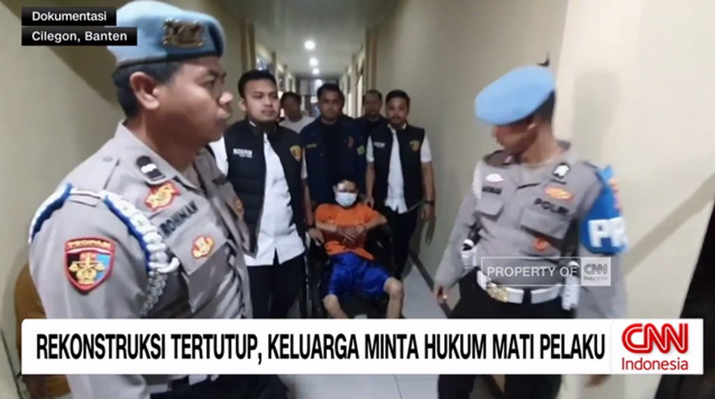 VIDEO: Reka Adegan Pembunuhan Anak Pengurus PKS Digelar Tertutup
