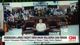 VIDEO: Kebebasan Laras Faizati Dirayakan Keluarga Dan Rekan