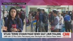 VIDEO: Situasi Terkini Stasiun Pasar Senen Saat Libur Panjang