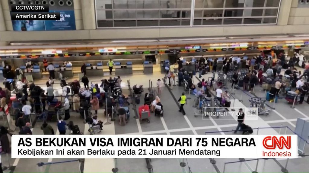 VIDEO: AS Bekukan Visa Imigran dari 75 Negara