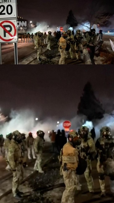 Gas Air Mata Ditembakkan di Tengah Protes Anti-ICE di Minneapolis