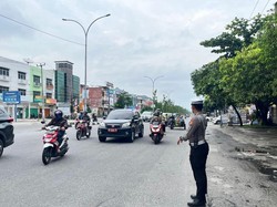 Long Weekend, Polantas Polda Riau Turun Antisipasi Macet di Titik Rawan