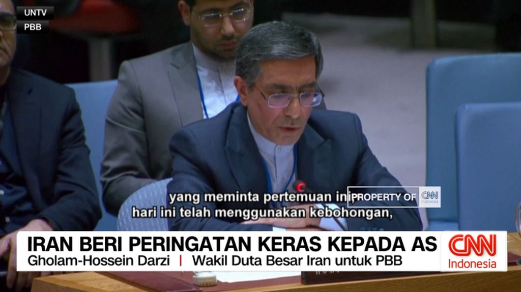 VIDEO: Iran Beri Peringatan Keras Kepada AS Dalam SIdang DK PBB