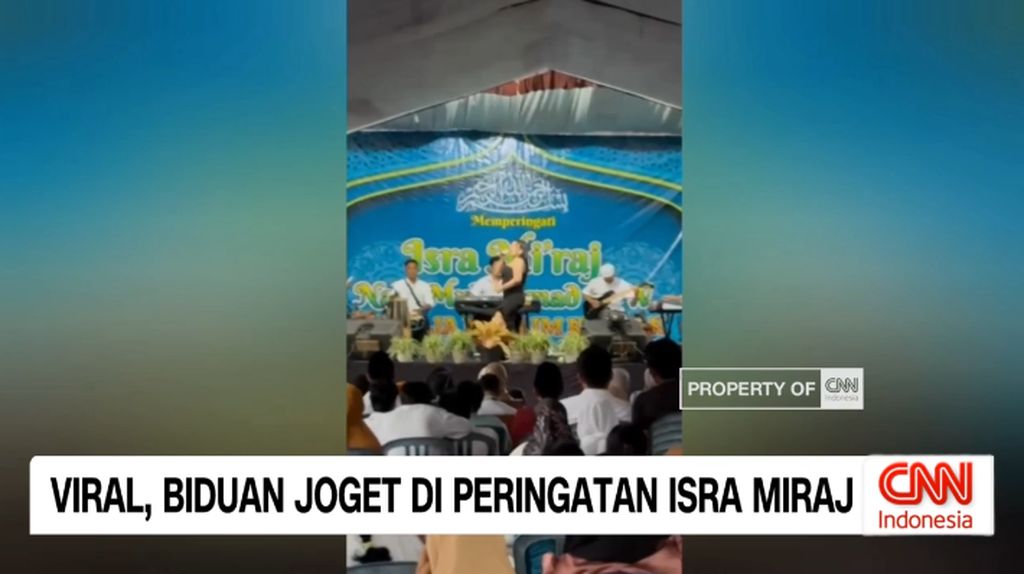 VIDEO: Viral, Biduan Joget di Peringatan Isra Miraj