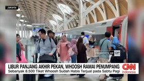 VIDEO: Libur Panjang, Whoosh Dipadati Penumpang