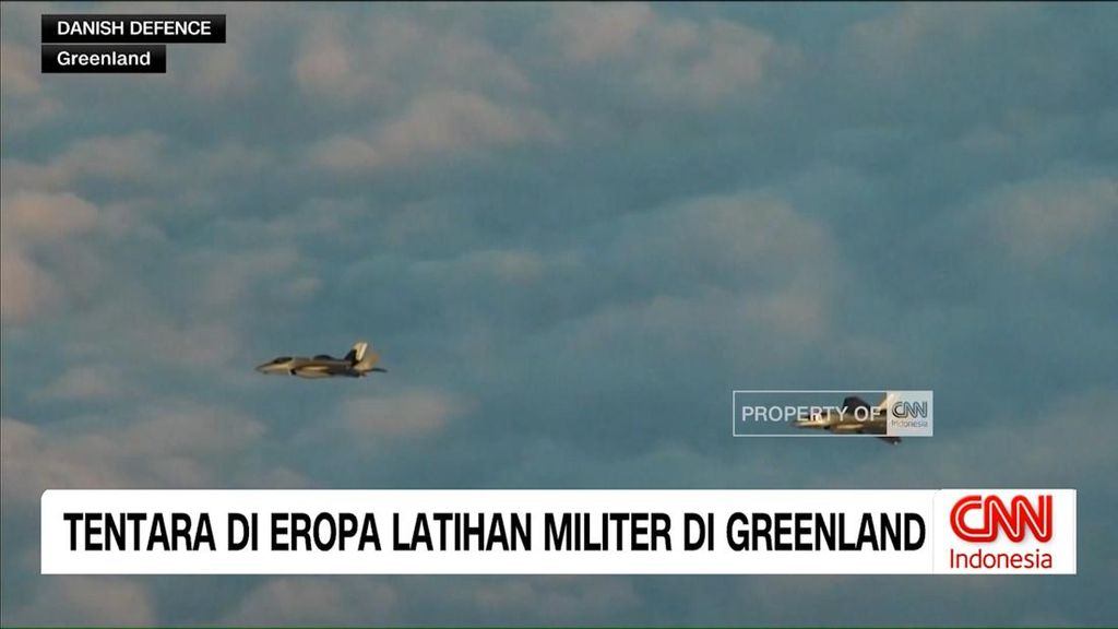 VIDEO: Tentara Eropa Gelar Latihan Militer di Greenland