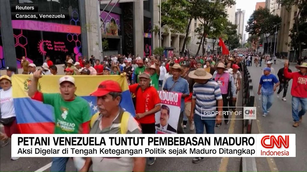 VIDEO: Petani Venezuela Tuntut Pembebasan Nicolas Maduro