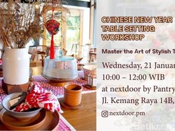 Rahasia Meja Chinese New Year Berkelas, Belajar Langsung dari Florist Profesional