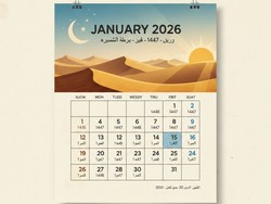 Kalender Hijriah Hari Ini, 19 Januari 2026: Tanggal, Bulan, dan Tahunnya