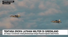 VIDEO:Tentara Eropa Latihan Militer di Greenland