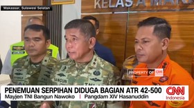 VIDEO: Penemuan Serpihan Diduga Bagian ATR 42-500