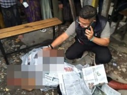 Pria Tewas Bersimbah Darah Dekat Warkop Jalan Wonokusumo Jaya Surabaya