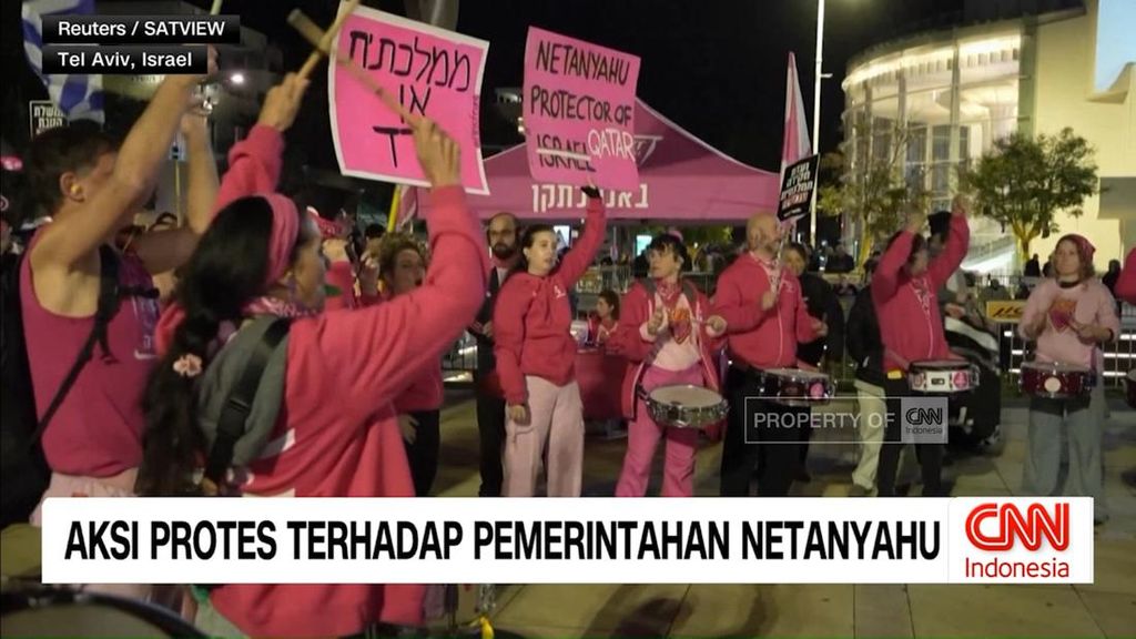 VIDEO: Ribuan Warga Israel Demo Kebijakan Netanyahu