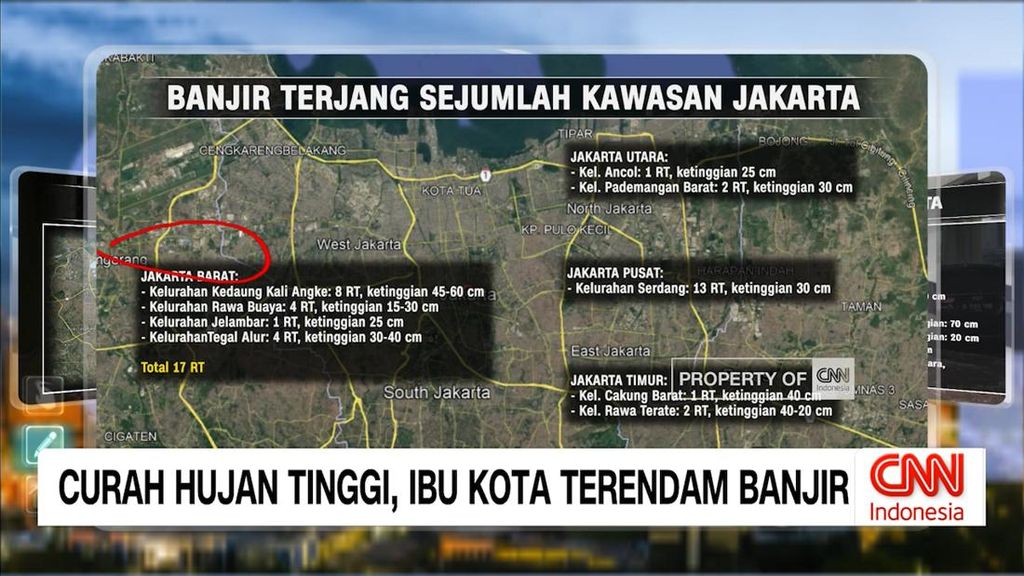 VIDEO: Curah Hujan Tinggi, Ibu Kota Terendam Banjir