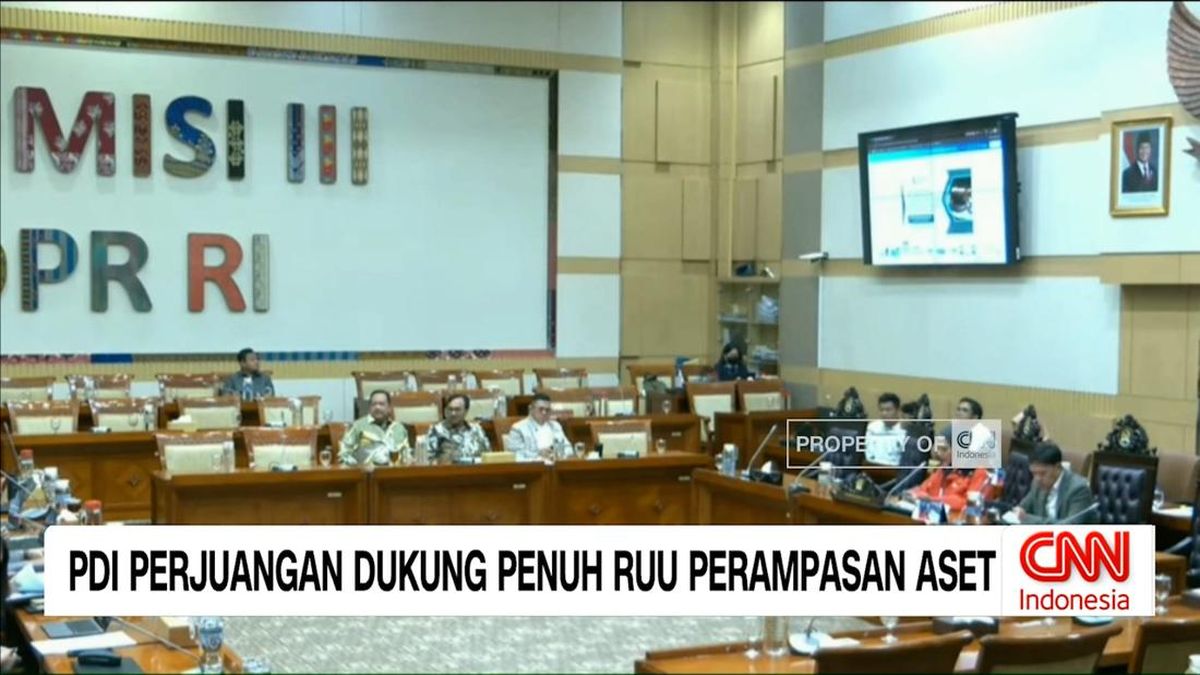 VIDEO: PDI Perjuangan Dukung Penuh RUU Perampasan Aset