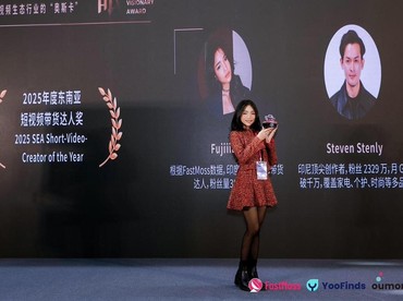 7 Potret Fuji Dapat Awards Konten Kreator Terbaik di Asia Tenggara